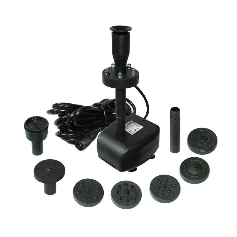 12V24V Solar Brushless  Self Made DIY Solar Fountain High Efficiency 3m Water Pump   8 Kinds Of Nozzles