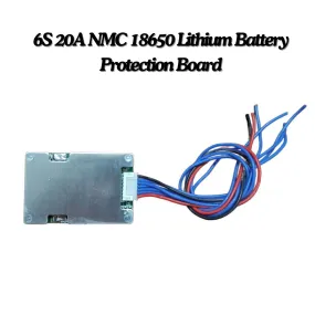 22.2V BMS 6S 20A NMC 18650 Lithium Battery Protection Board