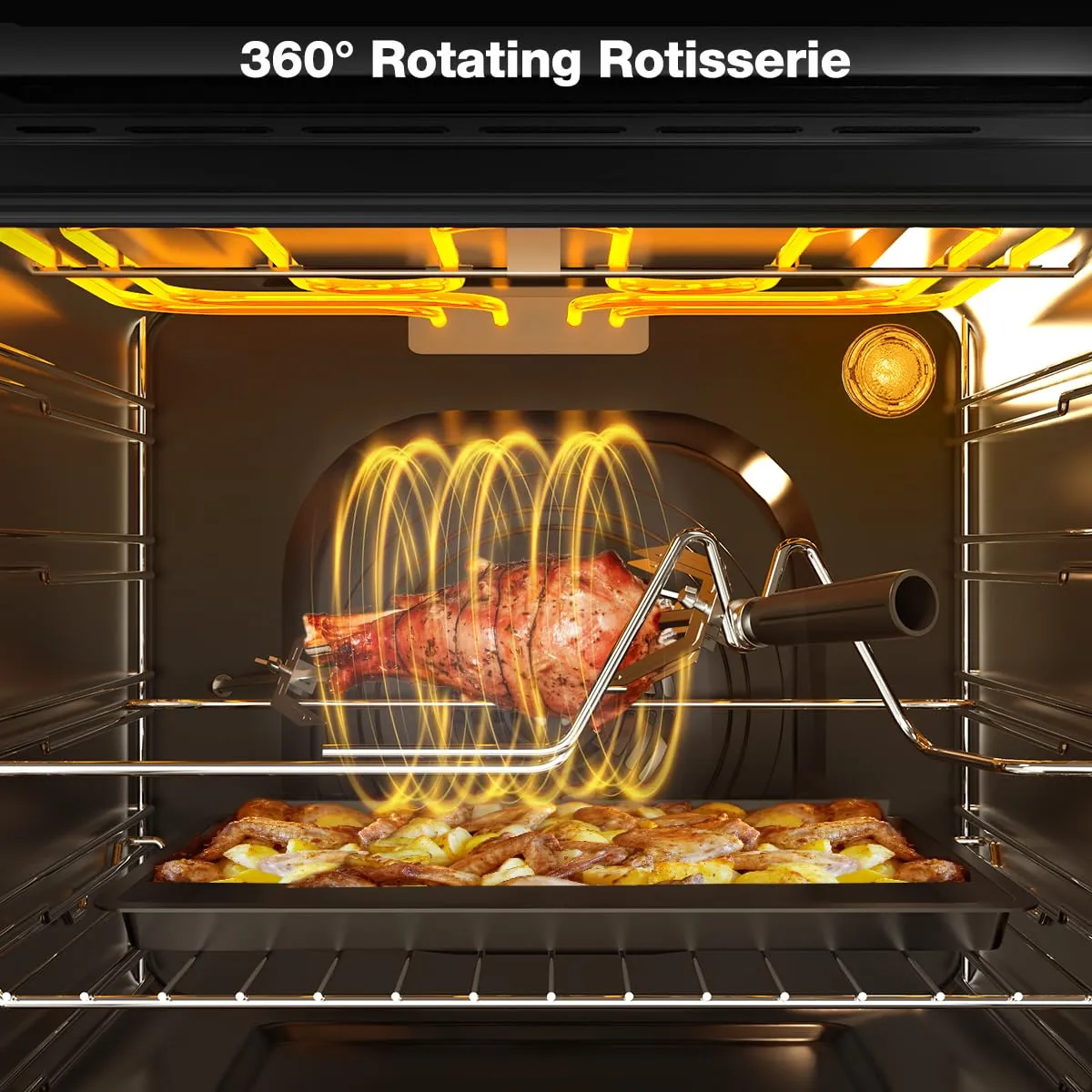 24'' Built-in Electric Wall Oven - 12 Functions Convection Ovens