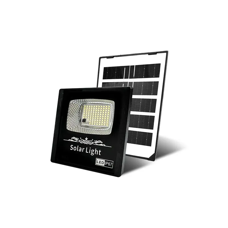 30W Solar Flood Light With 2000Mah Battery And Solar Panel Op030