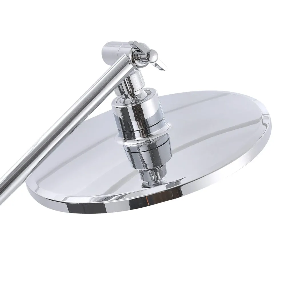 4 in 1 Adjustable Stainless Steel Shower Panel System with Body Massage Jets and Handle
