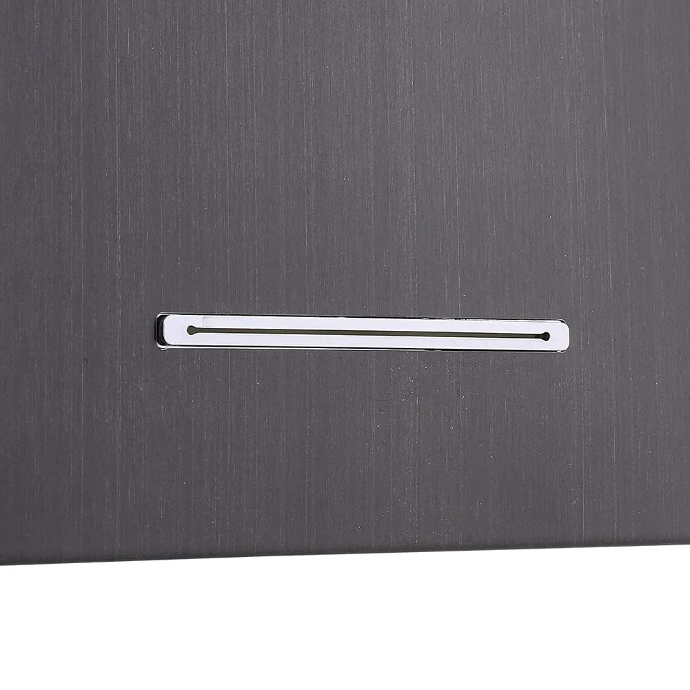 4 in 1 Adjustable Stainless Steel Shower Panel System with Body Massage Jets and Handle