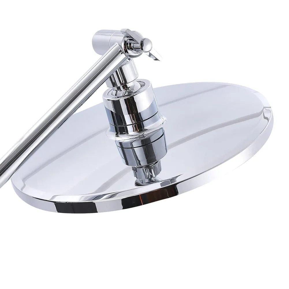 4 in 1 Adjustable Stainless Steel Shower Panel System with Body Massage Jets and Handle
