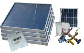 4 Panel Standard Solar Water Heater Kit