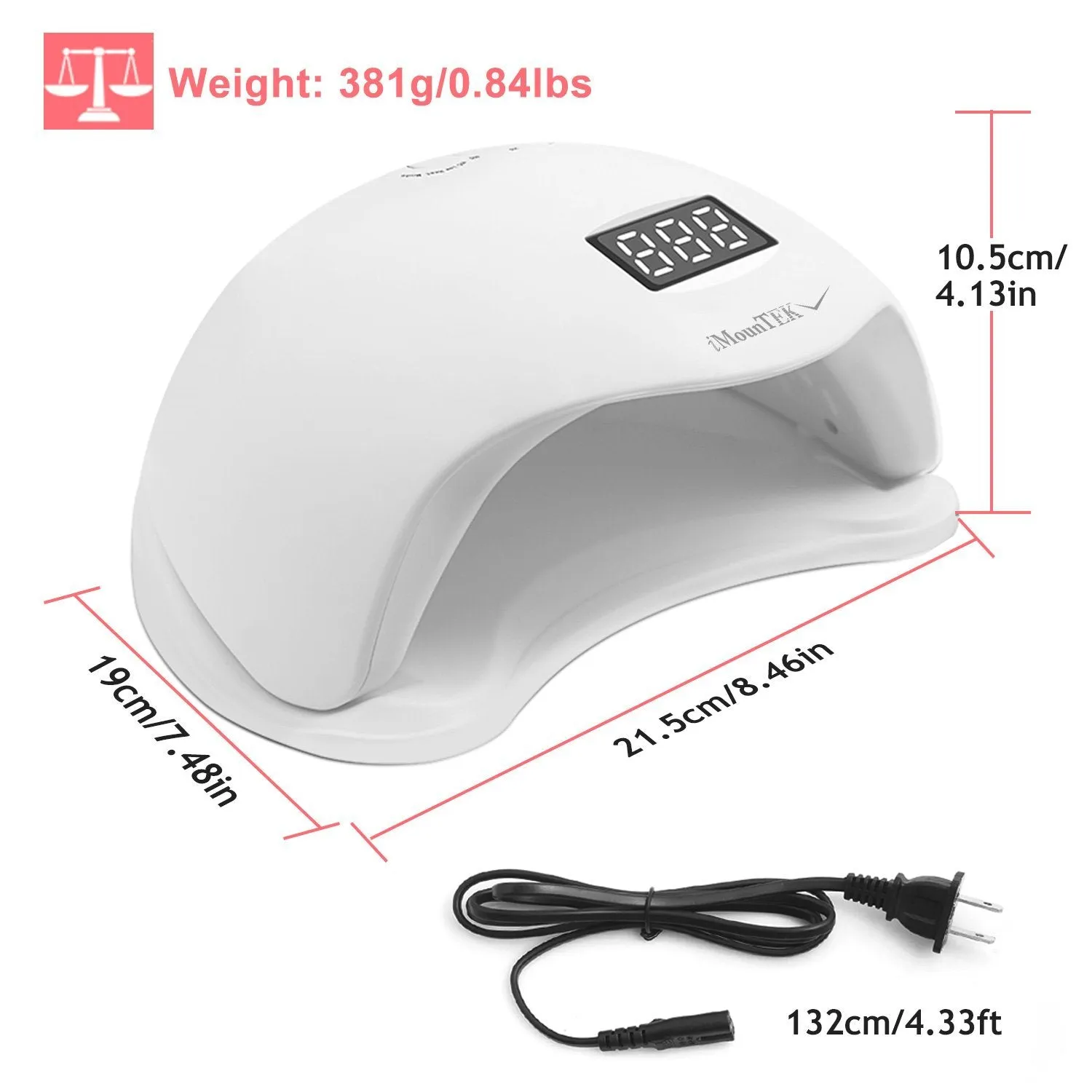 48W UV LED Nail Lamp Gel Polish Nail Dryer