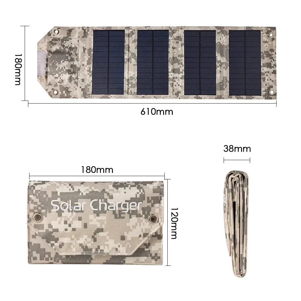 60/80/100W Folding Solar Charger