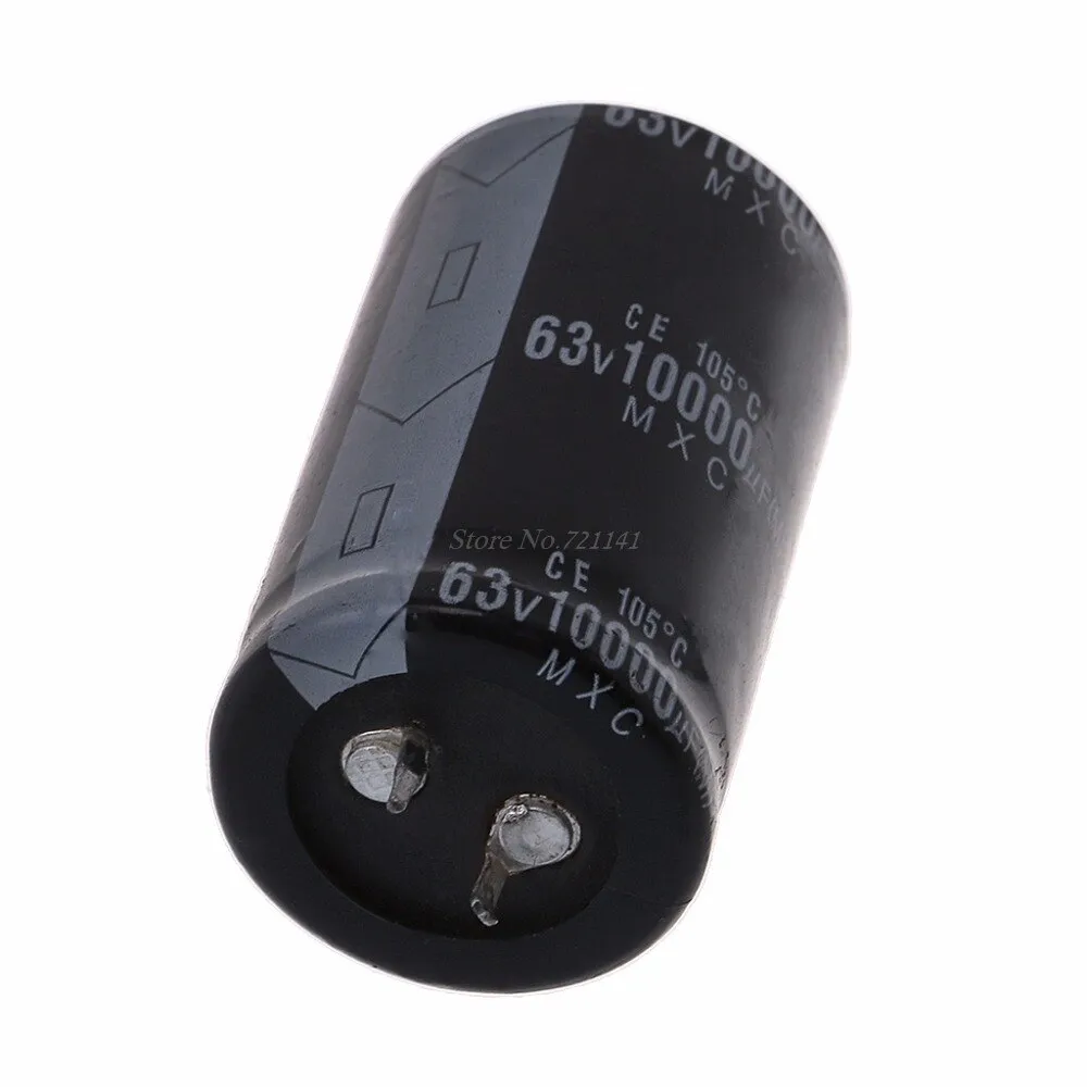 63V 10000UF Long Life High-frequency Electrolytic Capacitor Durable Capacitors