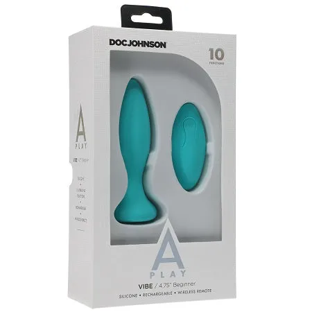 A-play Vibe Begin Plug W/remote Teal