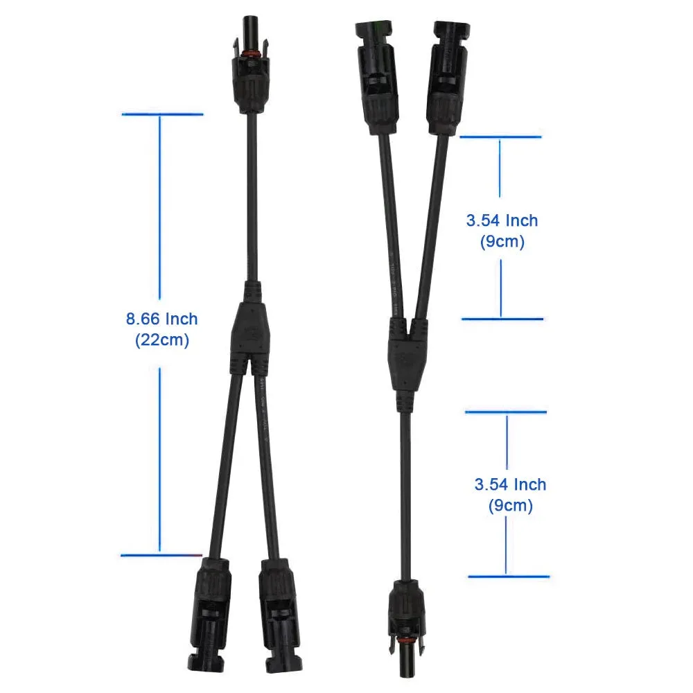 ACOPower 1 Pair Solar Panel PV T/Y Connectors
