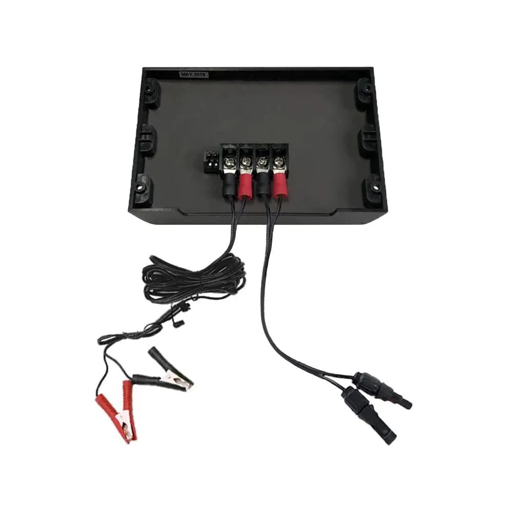 ACOPower 20A ProteusX Waterproof PWM Solar Charge Controller with Alligator Clips and MC4 Connectors