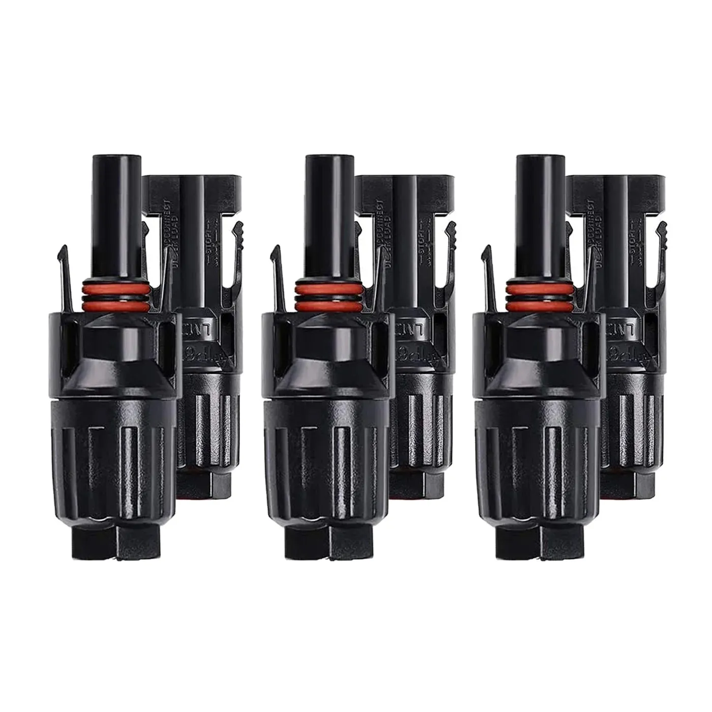 ACOPower 3 Pairs PV Connector Male/Female Solar Panel Cable Connectors