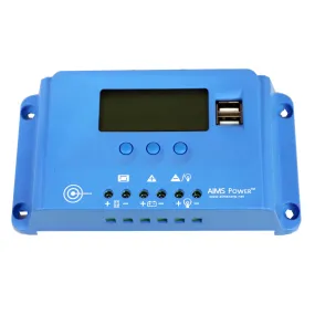 AIMS Power 10 Amp PWM Solar Charge Controller