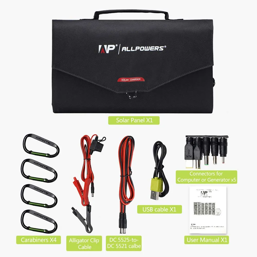 ALLPOWERS Solar Generator Kit 700W (S700   SP012 100W Solar Panel)