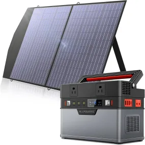 ALLPOWERS Solar Generator Kit 700W (S700   SP027 100W Solar Panel)