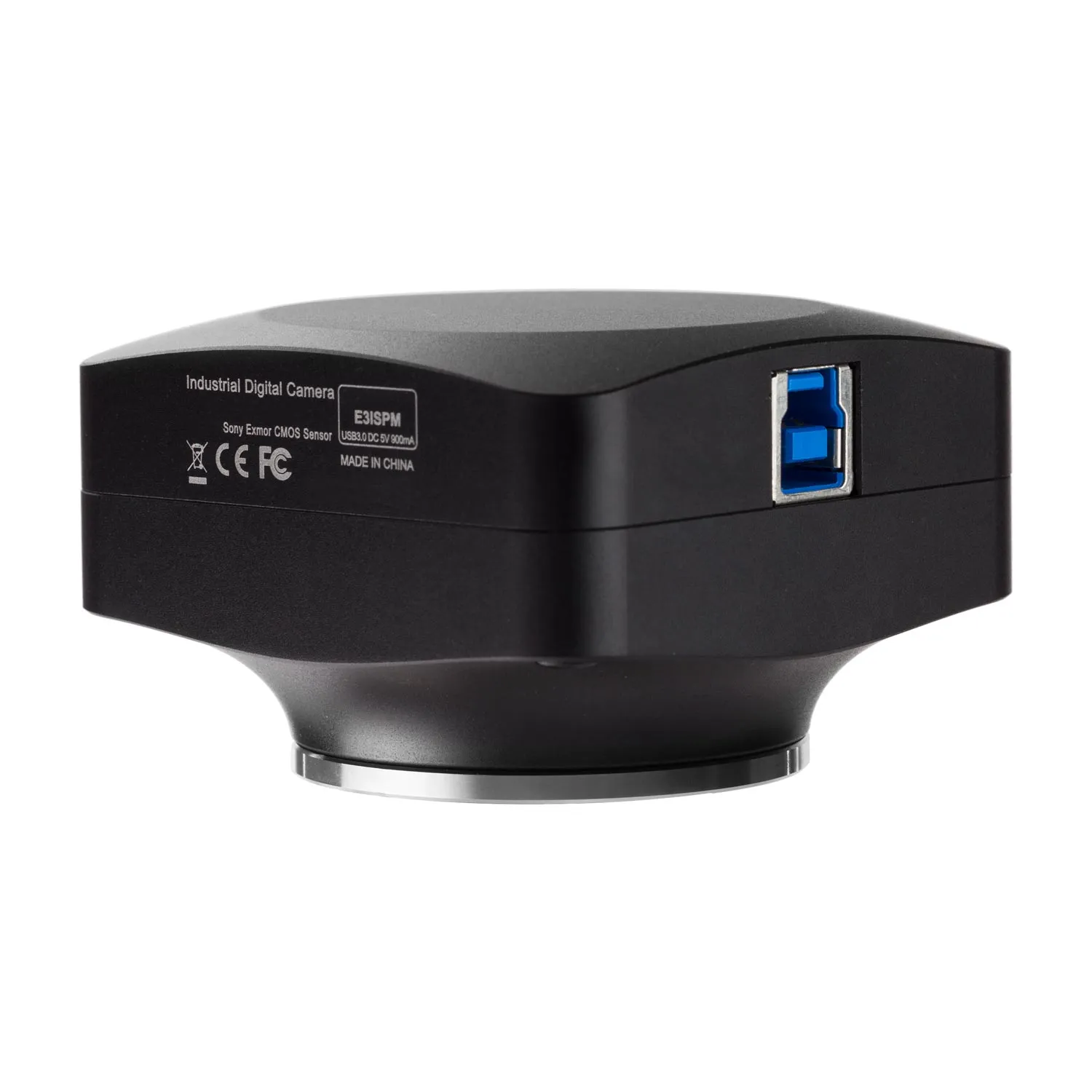 AmScope MU Series 12.0MP USB 3.0 High-speed Back-illuminated Color CMOS C-Mount Microscope Camera with Reduction Lens and Calibration Slide