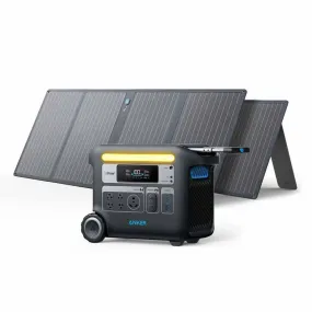 Anker Solar Generator 767 - PowerHouse 2048Wh with 2 x 100W Solar Panels