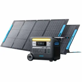 Anker Solar Generator 767 - PowerHouse 2048Wh with 2 x 200W Solar Panels