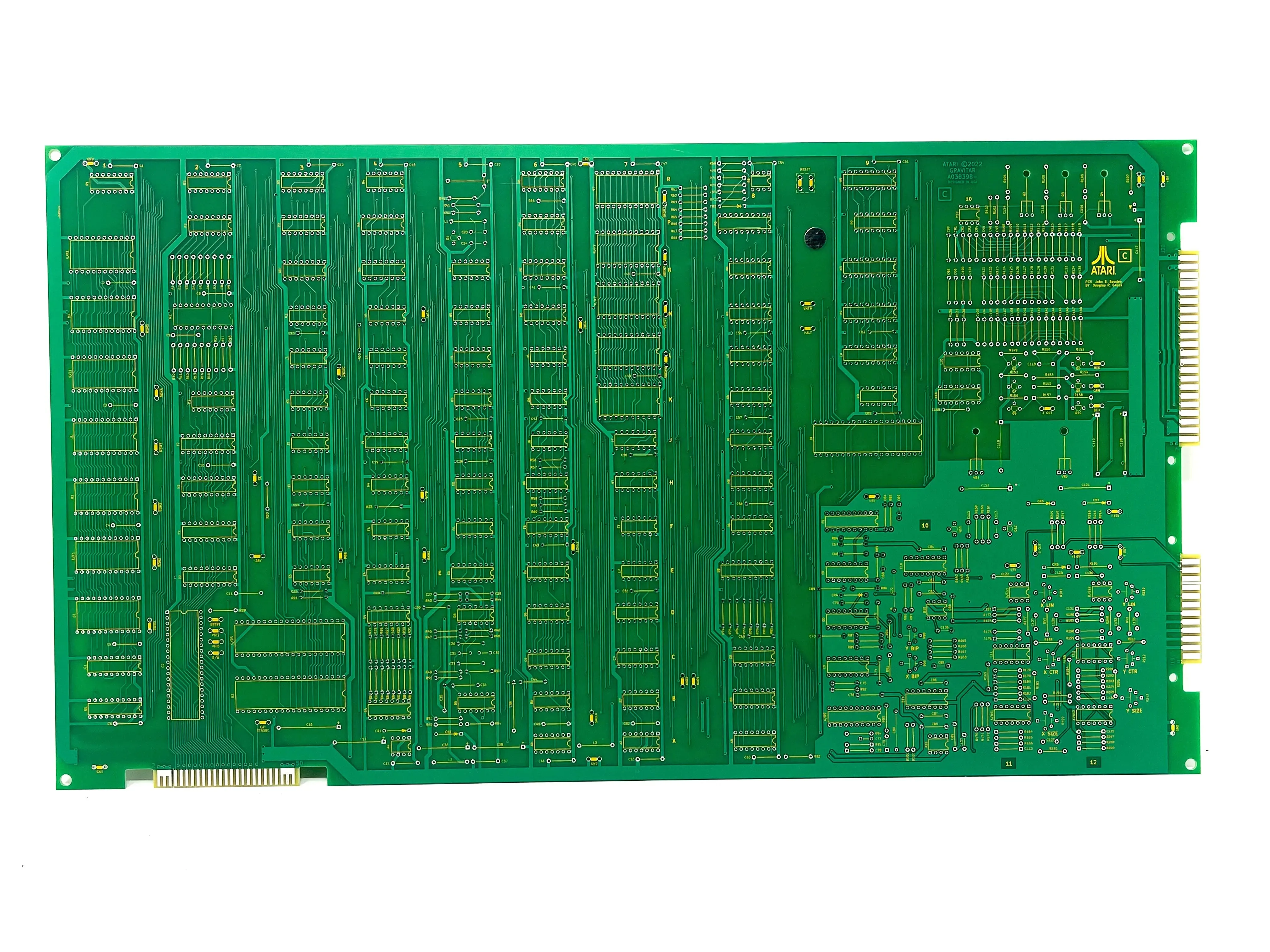 Atari Gravitar Reproduction PCB Rev C
