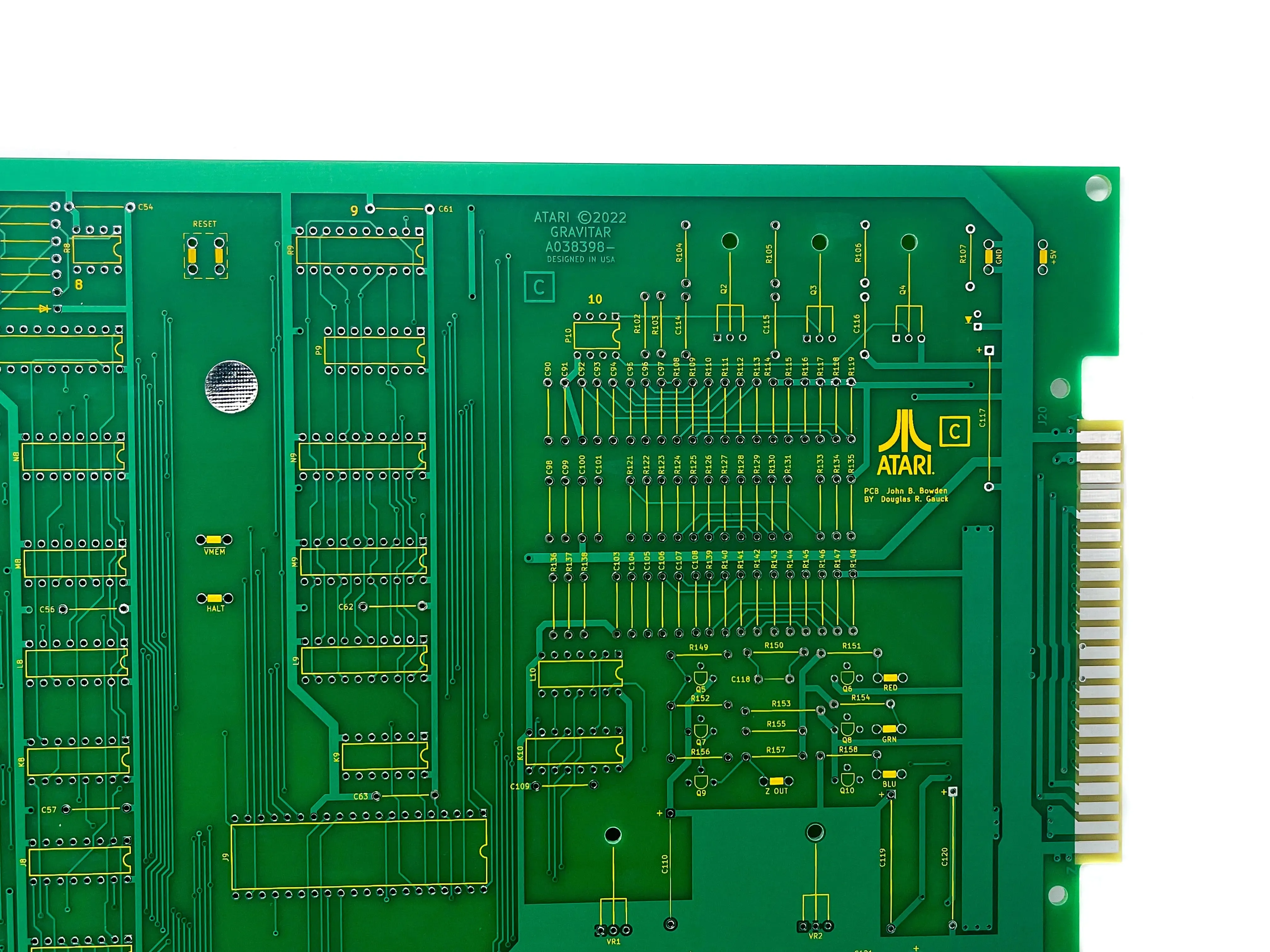 Atari Gravitar Reproduction PCB Rev C