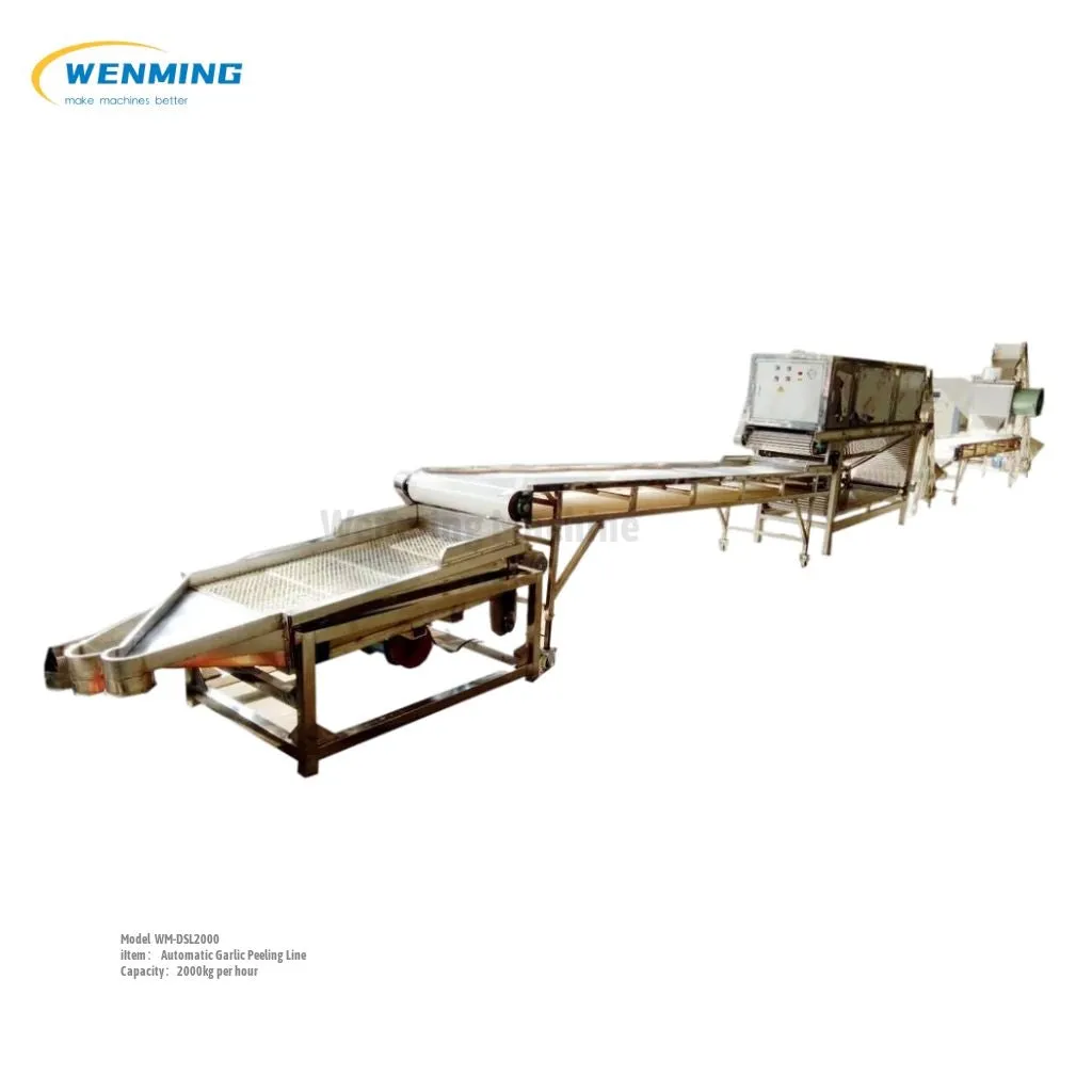 Automatic Garlic Peeling Production Line Garlic Peeling machine 1000kg per hour
