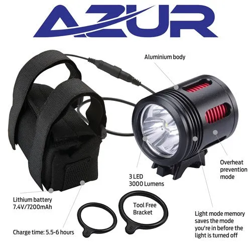 Azur Front Light Titan 3000 Lumens