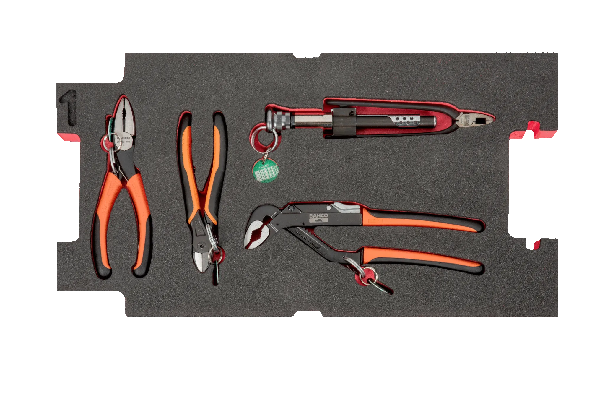 Bahco 4750RCHDW01FF4 29pce Offshore Oil and Gas Crane Maintenance Toolkit With Heavy Duty Rigid Case