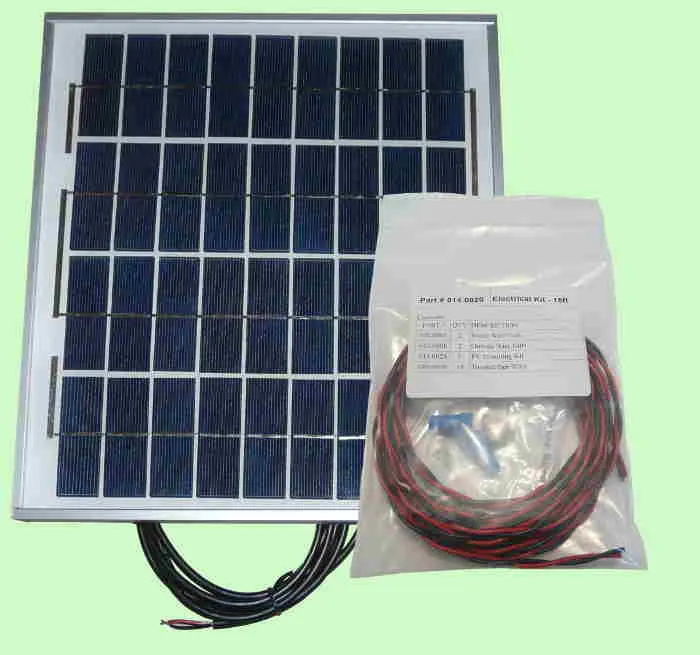 Boat Solar Water Heating Kit - Direct Water Circulation