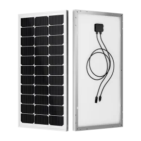 BougeRV 100W 12V 9BB Mono Solar Panel