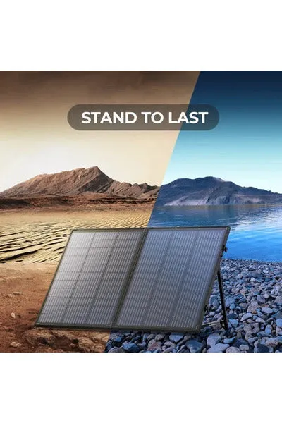 BougeRV 130W Solar Travel Kit with 37Qt Portable Refrigerator