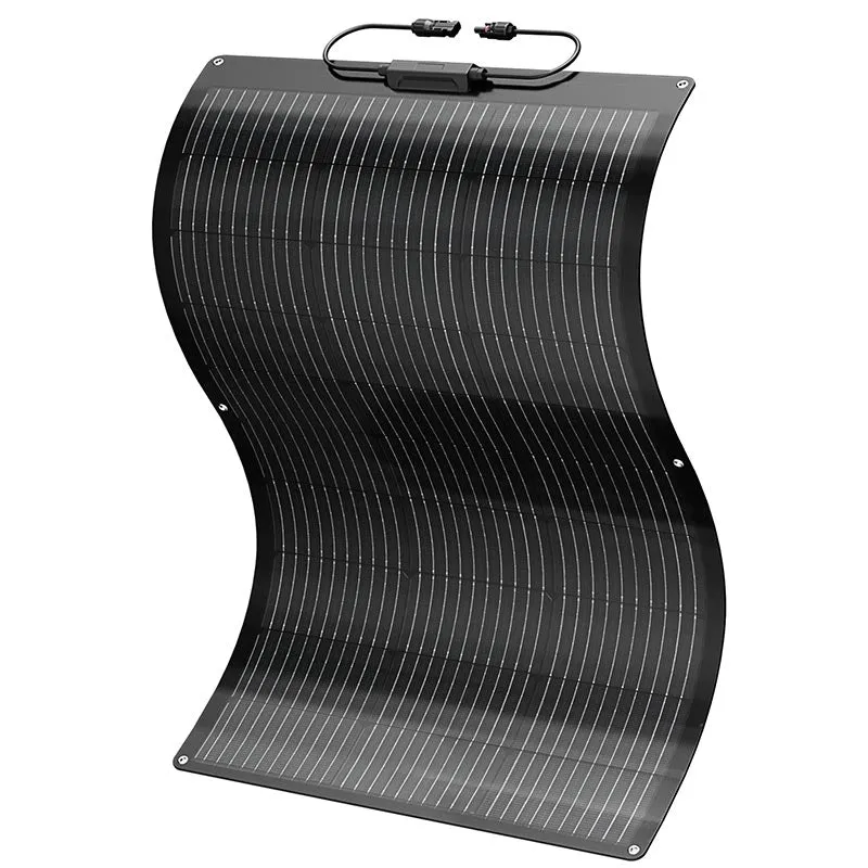 BougeRV Arch 200 Watt (2x100W) Fiberglass Curved Solar Panel