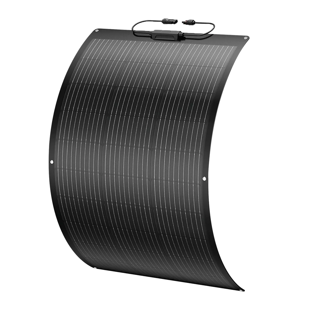 BougeRV Arch 200 Watt (2x100W) Fiberglass Curved Solar Panel