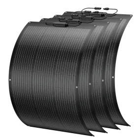 BougeRV Arch 400 Watt (4x100W) Fiberglass Curved Solar Panel