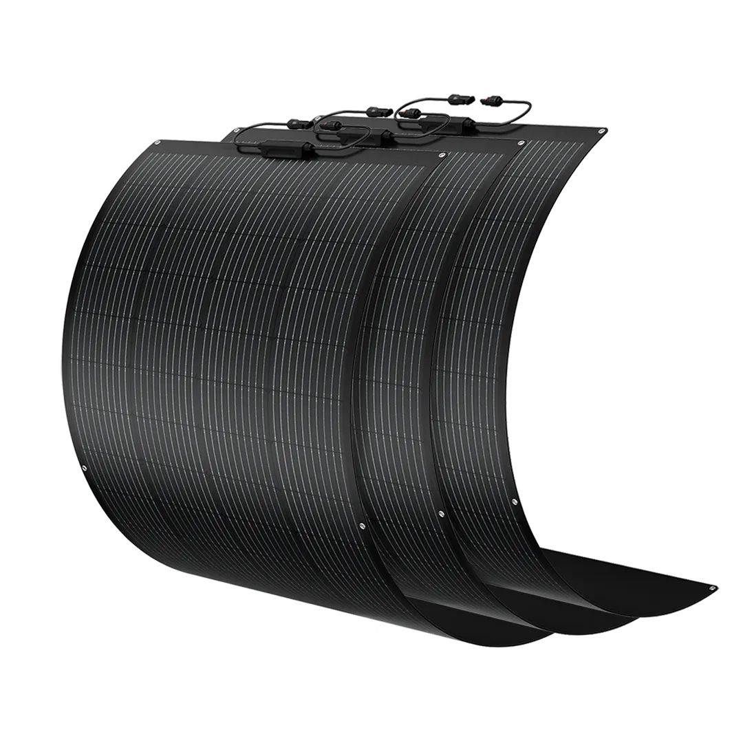 BougeRV Arch 600 Watt(3x200W) Fiberglass Curved Solar Panel
