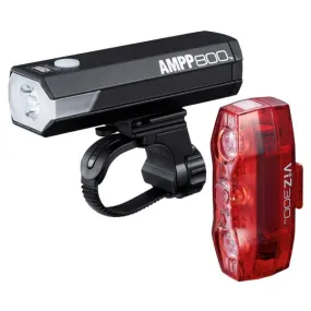 Cateye AMPP 800/ VIZ 300 Light Set
