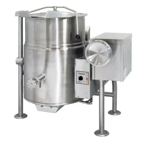 Cleveland KGL-25-T Natural Gas 25 Gallon Tilting 2/3 Steam Jacketed Kettle - 90,000 BTU
