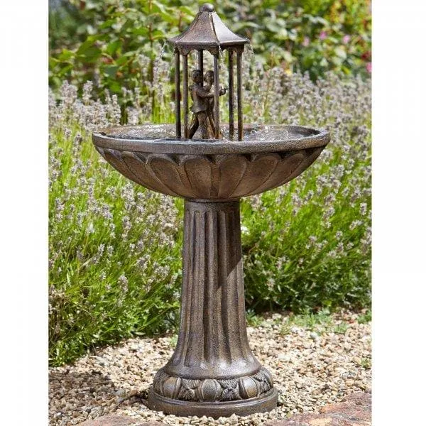 Dancing Couple Solar Water Fountain