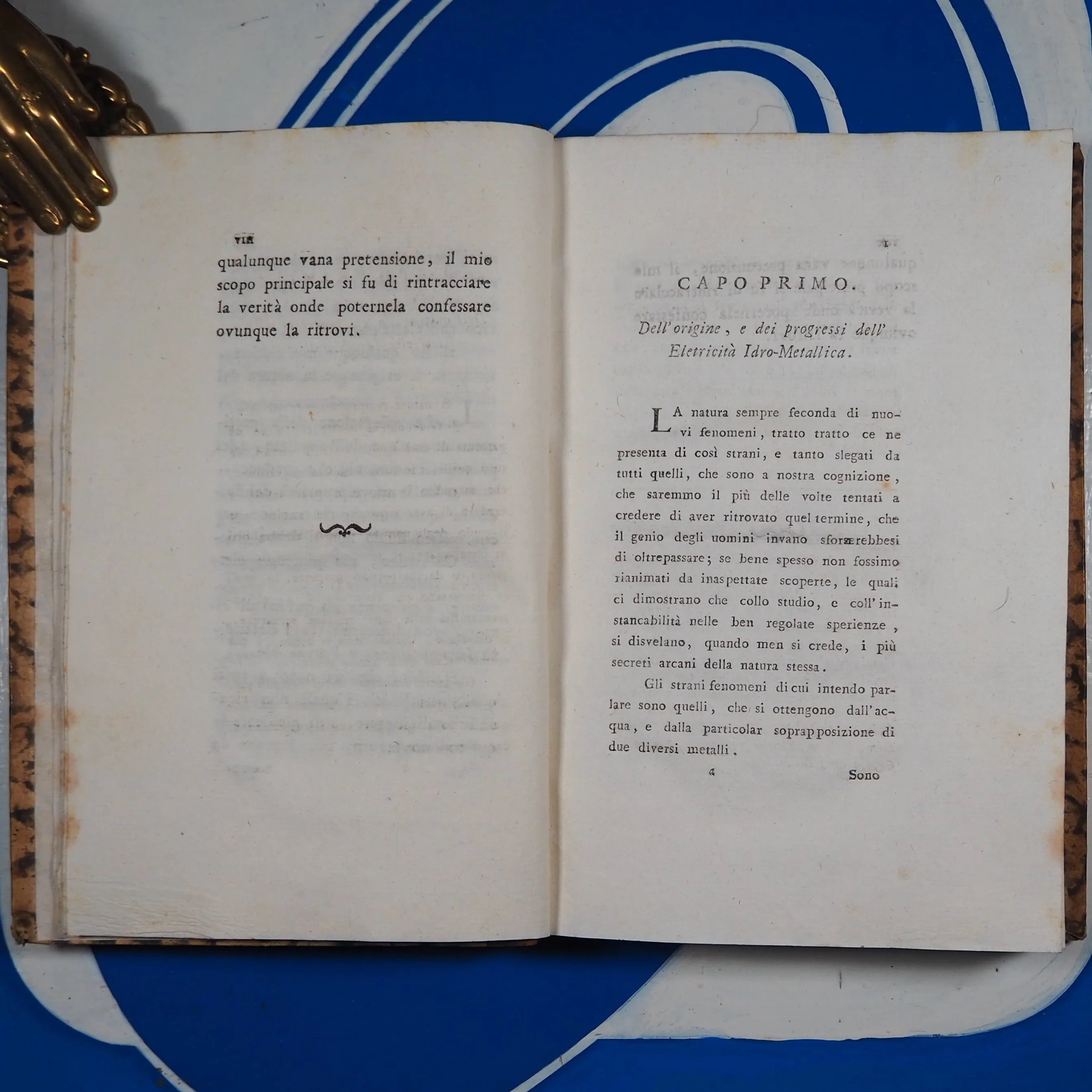Dell'elettricismo idro-metallico opuscolo dell'ab. Salvator d.r Dal Negro accademico di Padova. Part I & 2. Negro, Salvatore Dal (1768-1839). Publication Date: 1802 Condition: Very Good