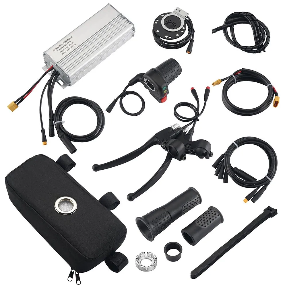 DIY 26 Inch 1000w Fat Tire Ebike Conversion Kit Front Pedal Assist