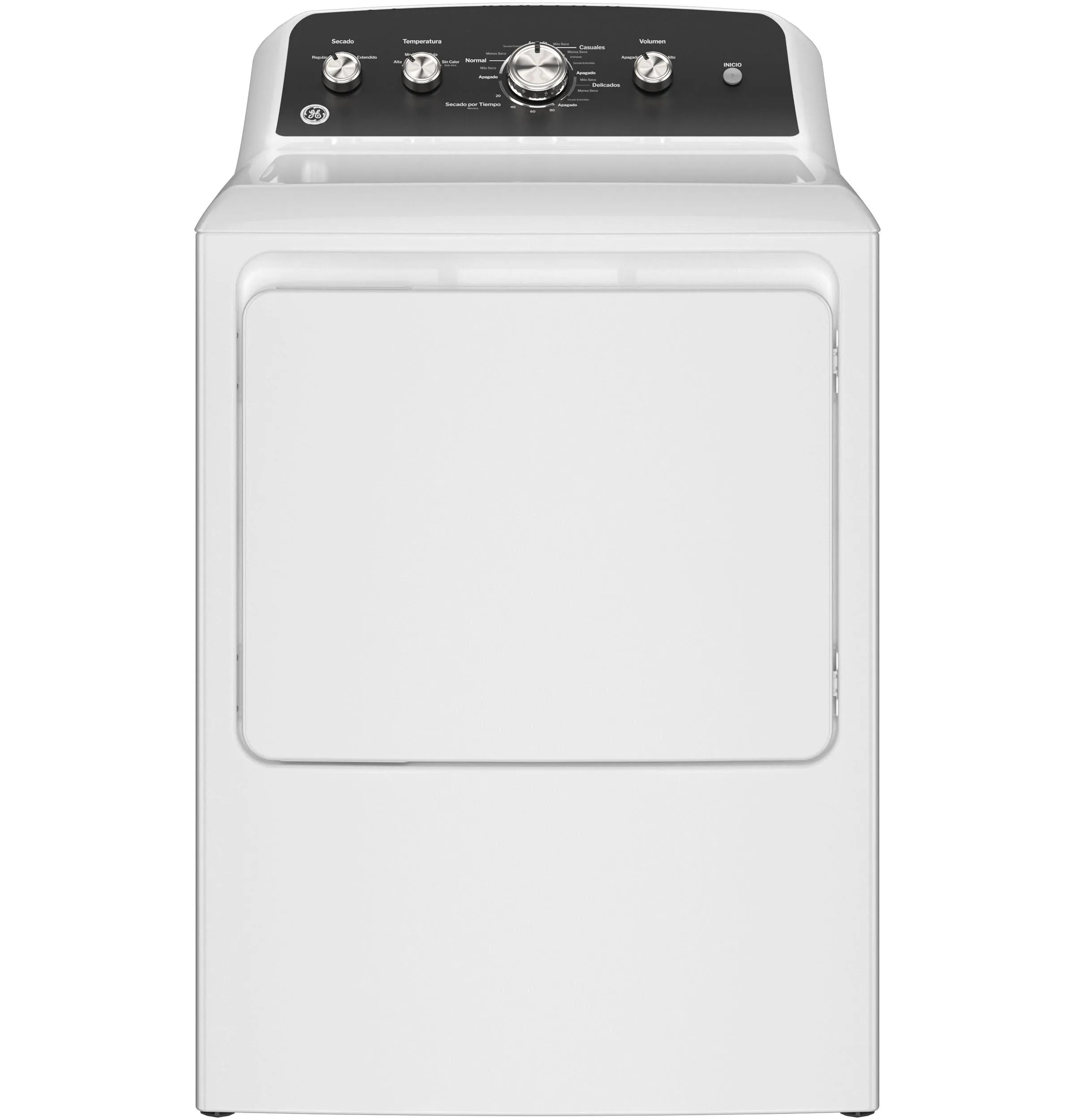 ETD48EASWWB GE® 7.2 cu. ft. Capacity&#x00A0;Electric&#x00A0;Dryer&#x00A0;with Spanish Panel and Up To 120 ft. Venting&#x200B;