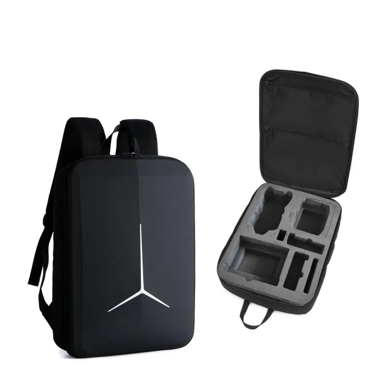 For DJI AIR 3 Storage Bag Backpack Compatible with RC-N2 or RC 2 Remote Control(Black)