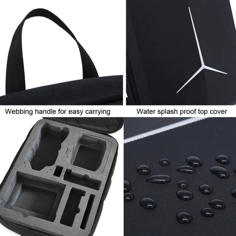 For DJI AIR 3 Storage Bag Backpack Compatible with RC-N2 or RC 2 Remote Control(Black)
