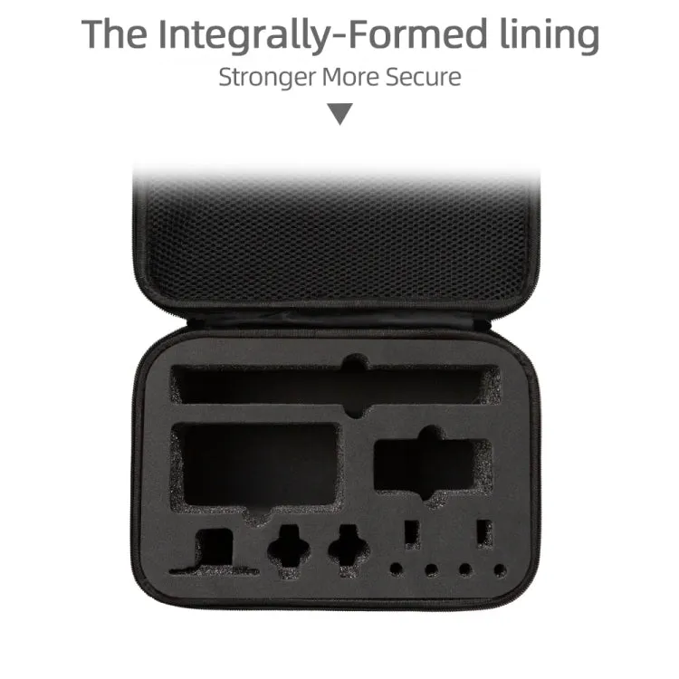 For DJI Osmo Action 3 Carrying Storage Case Bag,Size: 21.5 x 29.5 x 10cm(Black)