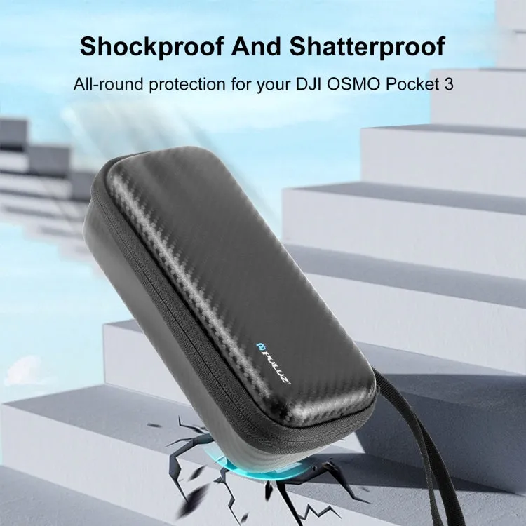 For DJI Osmo Pocket 3 PULUZ Mini Body Bag Portable EVA Storage Bag (Black)