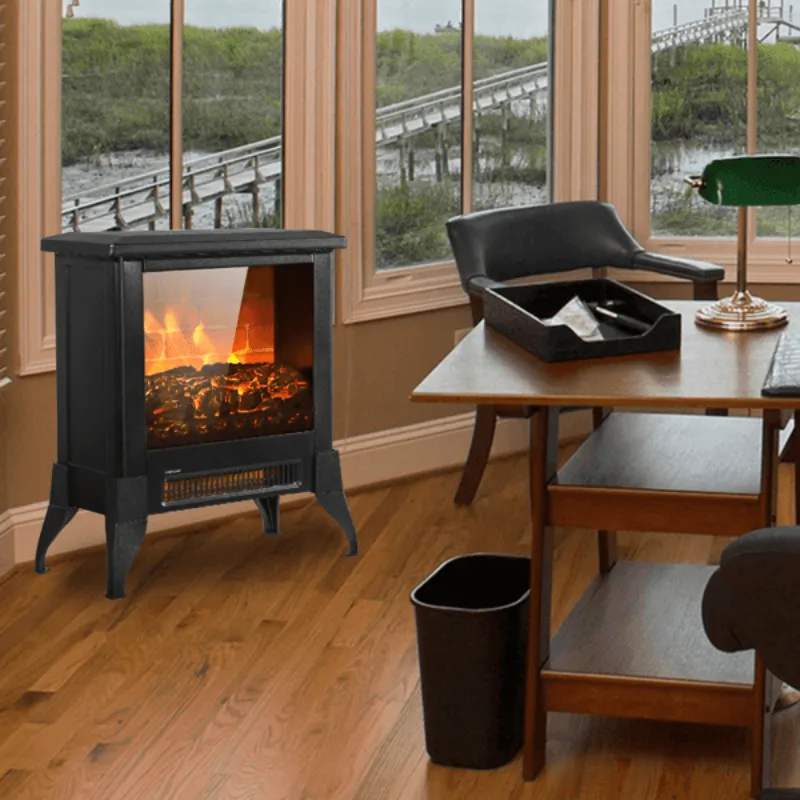 Freestanding Fireplace With Ntc