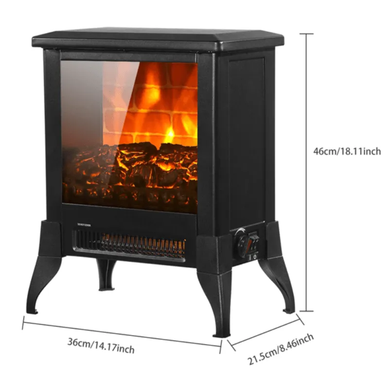 Freestanding Fireplace With Ntc