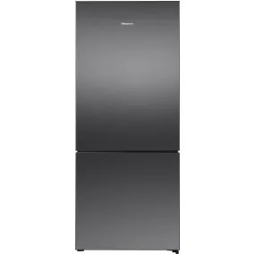 Hisense HRBM418E 417L PureFlat Ecovision Bottom Mount Refrigerator (Dark Stainless)