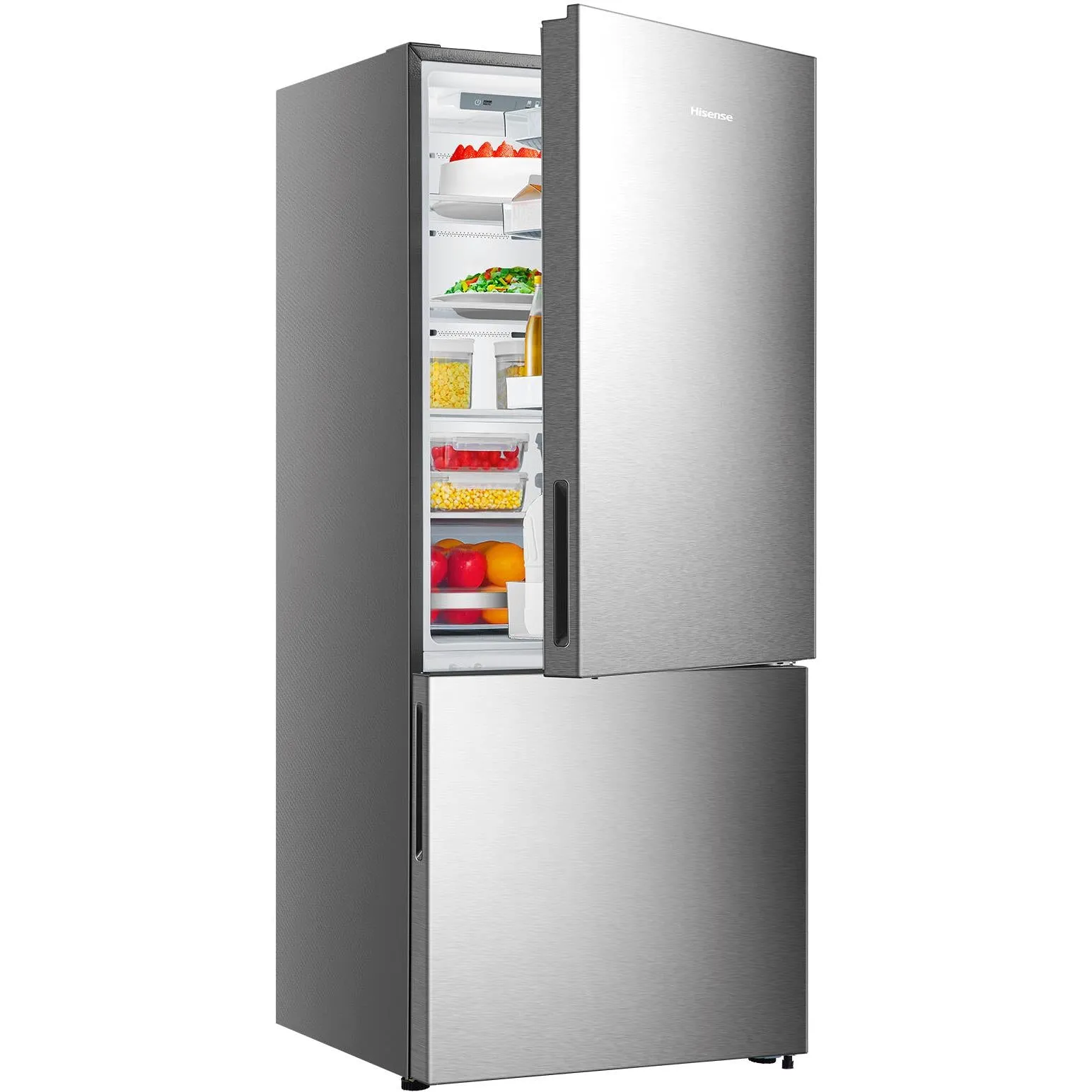Hisense HRBM418S 417L PureFlat Bottom Mount Refrigerator (Silver)