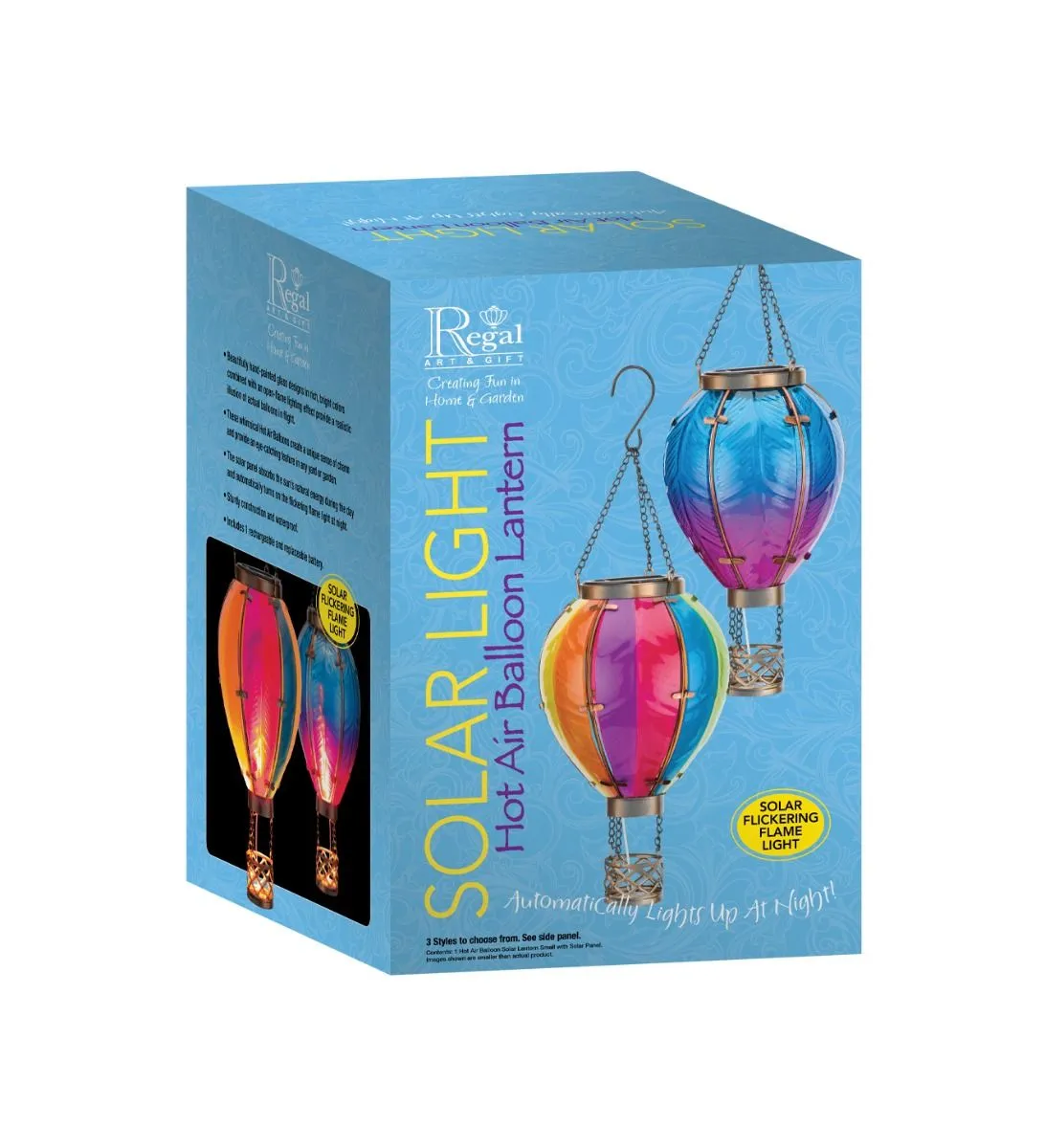 Hot Air Balloon Hanging Solar Lantern