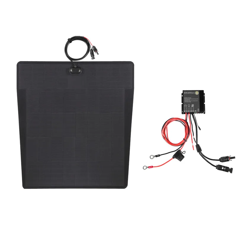 Hyundai Palisade (2019-Present) Lensun 100W 12V Hood Flexible Solar Panel