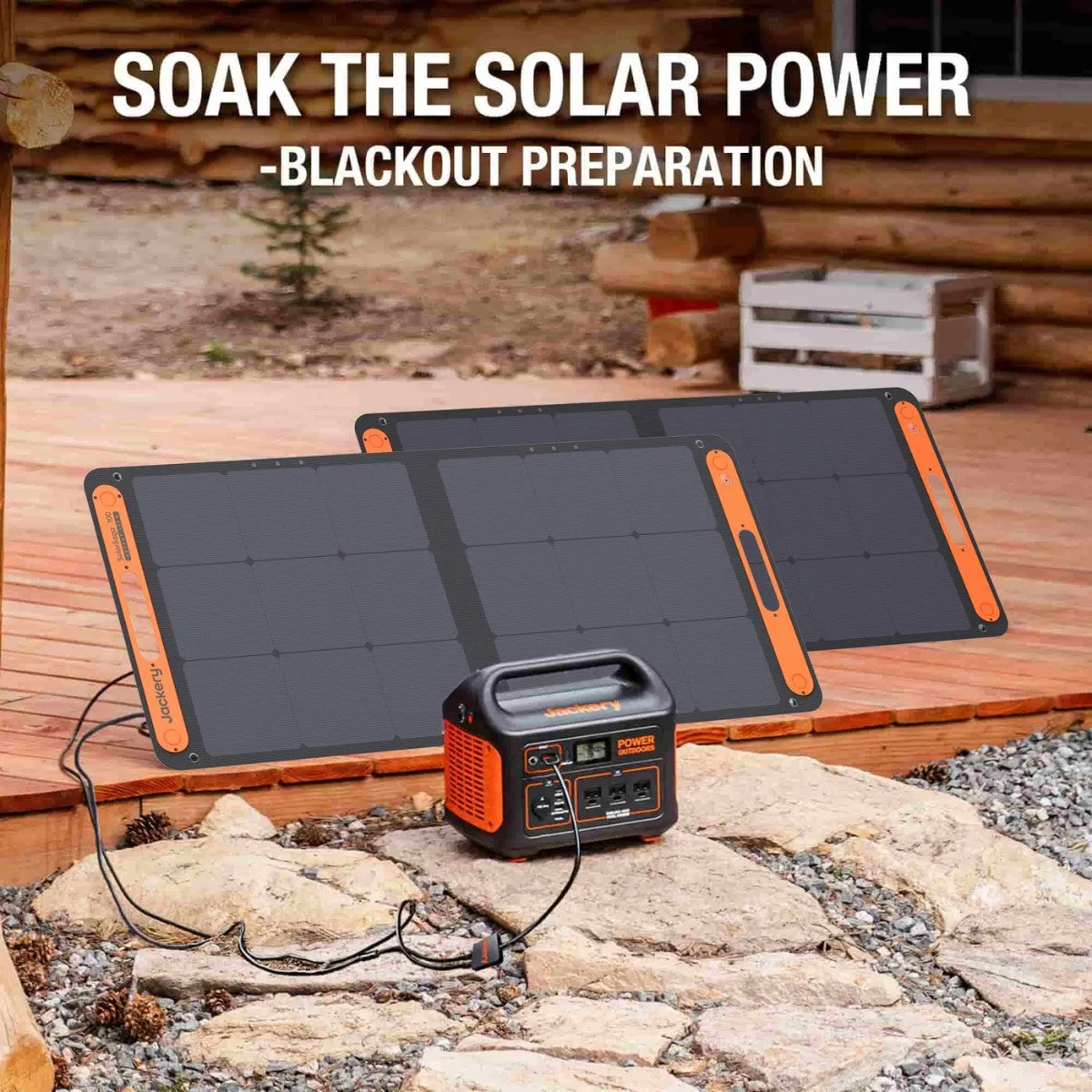 Jackery SolarSaga 100 Watt Solar Panel - CNLA Exclusive